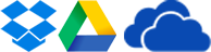 Synchronisatie met SFTP, Dropbox, Google Drive en OneDrive